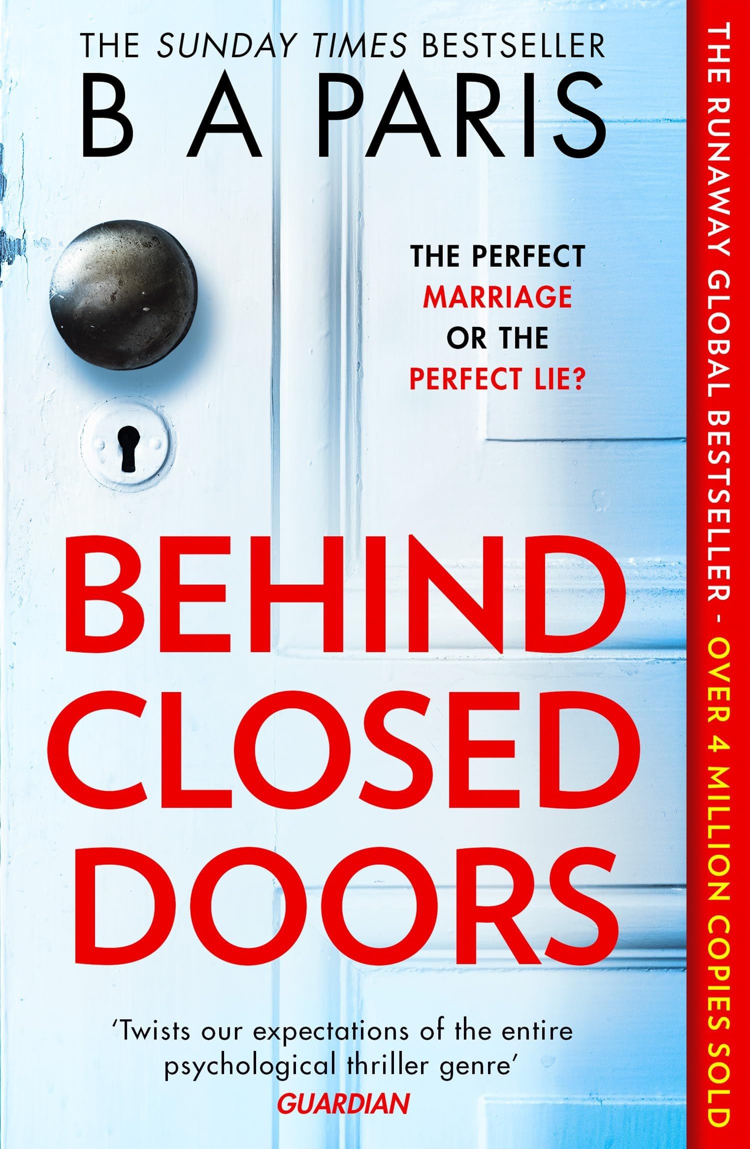 Cover of Behind Closed Doors by B. A. Paris