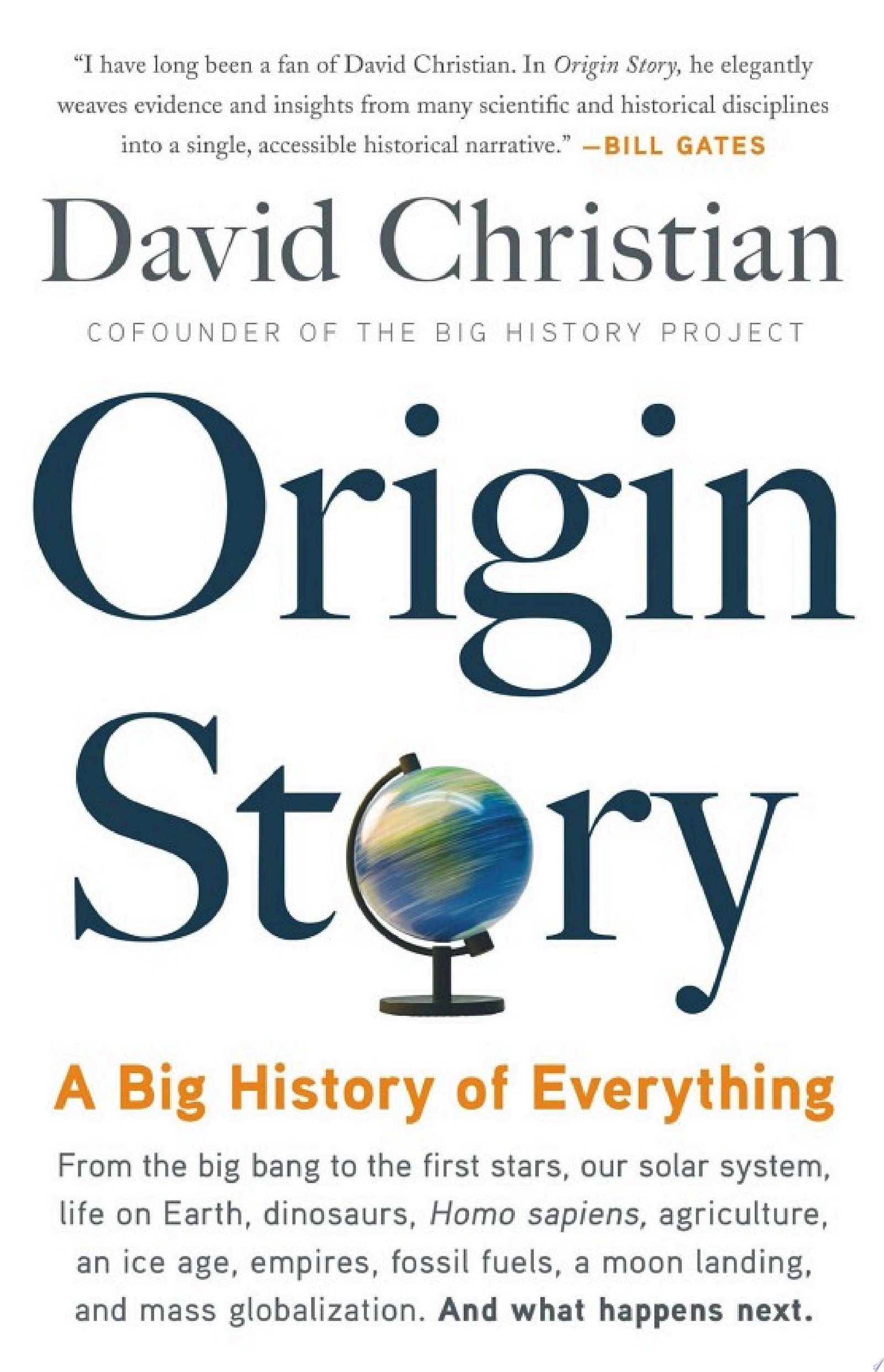 Cover of Origin Story: A Big History of Everything by David Christian
