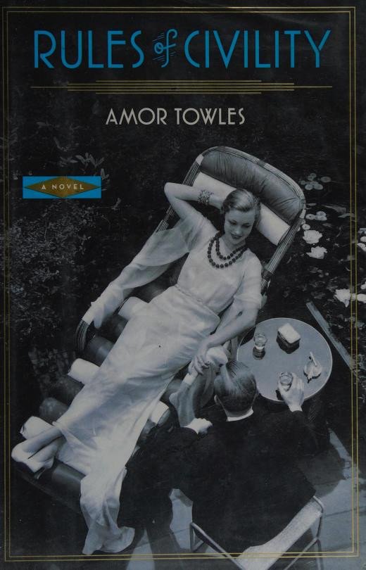 Cover of Rules of Civility by Amor Towles
