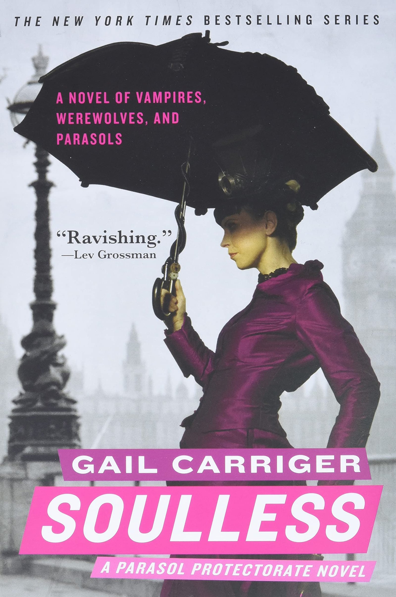 Cover of Soulless by Gail Carriger