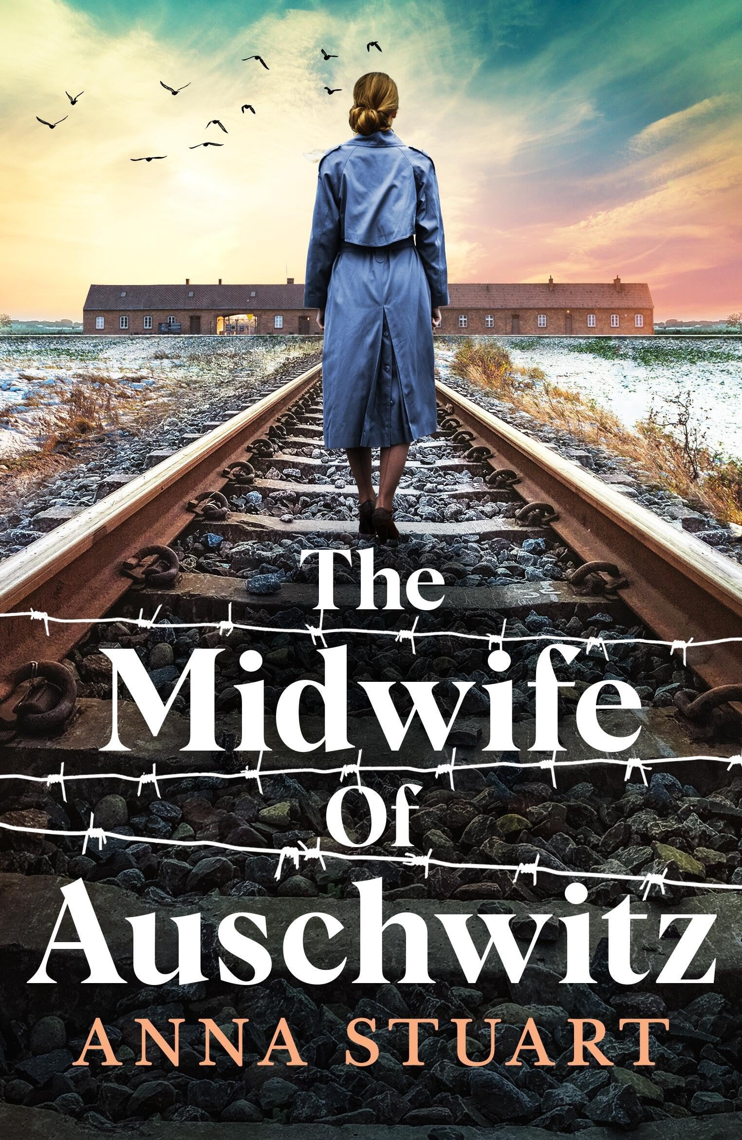 Cover of The Midwife of Auschwitz by Anna Stuart