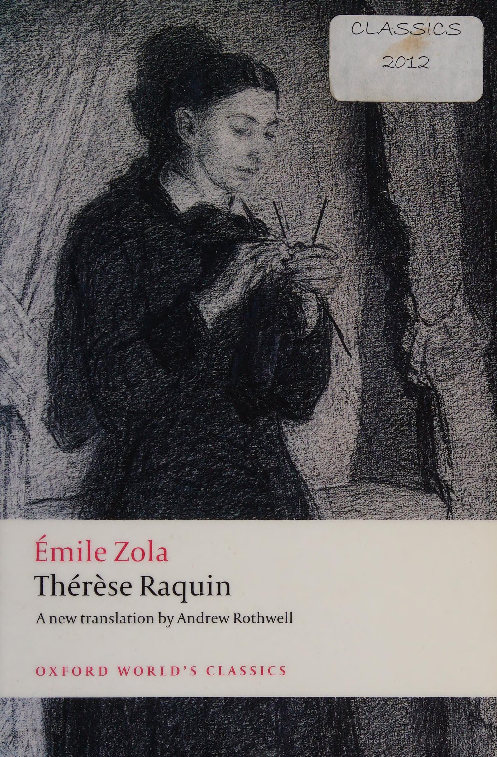 Cover of Thérèse Raquin by Émile Zola
