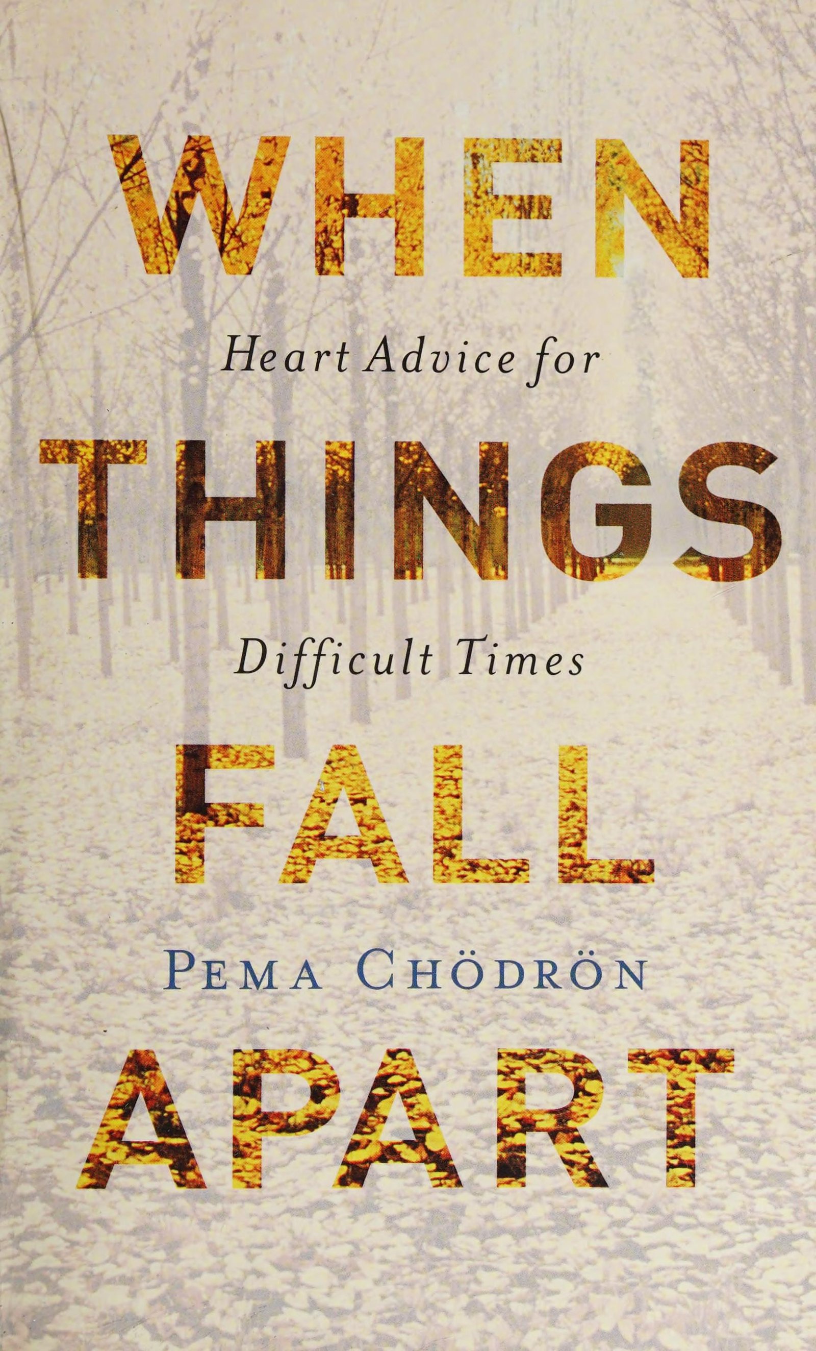 Cover of When Things Fall Apart: Heart Advice for Difficult Times by Pema Chödrön